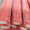 Jumbo regaliz rojo azúcar relleno fino