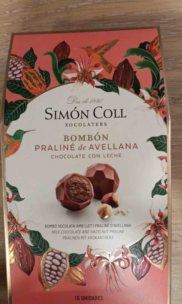 Praliné Simón Coll caja