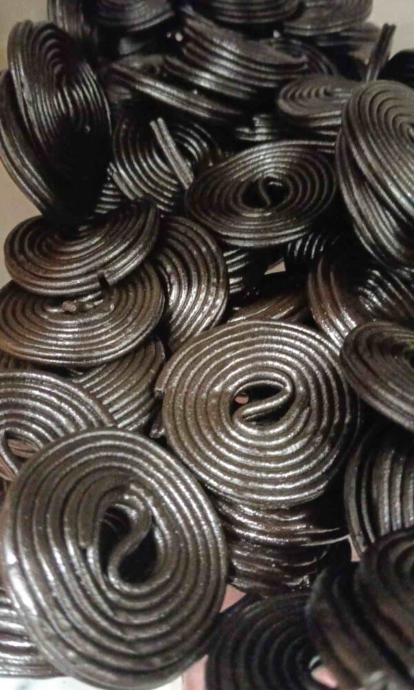 Regaliz disco negro